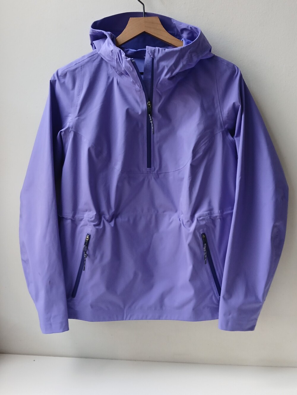 Lululemon Waterproof Hiking Half-Zip Pullover Jacket Indigo 6
